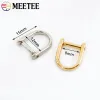 5/10pcs Meetee 8mm O D Ring Buckles Bag Belt Webbing Clothes Hanger Horseshoe Detachable Loop Buckle DIY Hardware Accessories