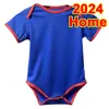 2024 Francês Mbappe Roupos de bebê Jerseys Camavinga Kolo Muani Giroud fofana Dembele Pavard Guendouzi Home Terno de bebê Camisas de futebol