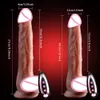 Vibrador para mujeres Sexytoy calefacción consolador pene vibradores femeninos grandes swing telescópico juguetes eróticos sexy para mujeres