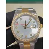 Conception en acier Précision 36 mm Watch Pearl Mechanical AAAAA 3 mm en diamant masculin Automatique Femmes Lumineuses Populaire Lumineuse montre 278271 OLEX 404