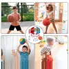Baskethoppuppsättning inomhus småbarn basket set basket träning leksak för barn mini basket inomhus baskethopp för