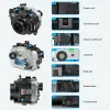 Connectors Seafrogs Underwater Diving Housing Case for Sony A7c Action Camera Photography Accessories Waterproof Camera Rubber Cover Box