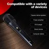 Mikrofoner 3,5 mm 6,5 mm Wired Dynamic Microphone Professional Handheld Mic Noise Reduction Microphone For KTV Karaoke Laptop Computer 240409
