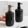 Sıvı Sabun Dispenser Avrupa Tarzı Banyo Aksesuarları Set Seyahat Dağıtıcıları 430ml Duş Jel Şampuan Cam Şişe