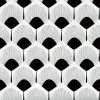 Papier peint et bâton de papier peint de papier peint géométrique ligne abstraite noire blanc amovible papier de contact amovible pour décoration de tiroir de salle de bain à la maison