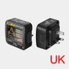 Digital Socket Tester Smart LCD Outlet Checker NCV Testspänningsdetektor EU US UK Plug Ground Zero Line RCD Check