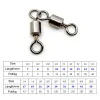 50pcs Winter Ice Fishing Glive Connector Concreting Barrel rolamento de rolamento Rolamento de anel sólido Anel para artigos de pesca Acessório Pesca