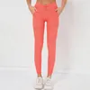 Pantaloni attivi spingono leggings donne collant sportivi con tasche abiti da palestra donna abbigliamento da yoga 2024 leggins mujer grigio arancione