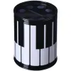 Music Stationery Piano Keyboard I Love Music Note Piggy Bank Teacher Gift Note Pen Holder Pencil Holder Pen Organizer Pen Stand