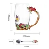 Canecas canecas canecas drinkware vidro de vidro delicado decorativo para cerimônia