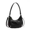 Bag Women PU Leather Star Buckled Vintage Shoulder Crossbody With Top Handle Underarm Handbag Purse For Shopping Travel