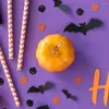 Fleurs décoratives Halloween Mini Artificial Pumpkins Décor Foam Pumpkin Harvest for Automne Fall Wedding Thanksgiving Table