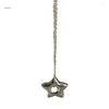 Colliers pendants N1HE Collier étoilé à cinq points ponctuels Pentastars Pentastars Chaînes Candarbone Réglable Metal Cher