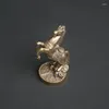 Necklace Earrings Set Brass Steed Stepping On Yuanbao Desktop Immediately Rich Zodiac Horse Budas Decorativos Figuras