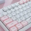 Tillbehör Maimooo Söt ryska keycap -layout PBT KeyCaps XDA Profilfärg för IKBC Cherry MX 108/104/87/61/96 Keys Mekaniskt tangentbord