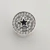 Pave and Stars Congratulations Charm 925 Sterling Silver Suitable Charm Beads Bracelet Jewelry 790793C01 Fashion Gift Charm