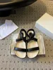 Sandalen 3.28 Klasonbell Fashion Echt lederen cross-criss riem platte Sole Beach Casual Dames