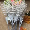 20 PCs/Bunco String Pearl Becks Bouquets de noiva Brancos de Flor Handmada Flor Mertes Decoração de Festa de Casamento