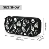 Witchy Essence Cinetto Case Case Boys Gilrs GRIMPA SPAGCHIO HALLOWEEN Spotchy Witch Skull Pencil Pouch Studenti di cartoleria