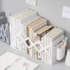 Intrekbare boekensteunen voor planken Boekondersteuning Stand Verstelbare boekenplank met Pen Holder Desk Organizer Folder Book Stoppers