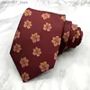 Nackband Ny slips trendig herr klänning affärer fritid mode blomma elegant geometri handgjorda stil bred 8cmq