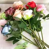 Decoratieve bloemen Real Touch Rose Christmas Decorations for Home Silk Artificial Peony Wedding Decoratie Bloemfeest Decor