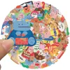 100pcs Cute Bear Stickers Lucky Children Decals For Kid Guitar Notebook Luggage Scrapbook Fridge Graffiti Sticker