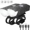 Lumière de vélo Set Front Light avec faillite USB RECHARGAGE BICYLIGH