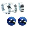 10/5Pcs 5-20mm Hose Clamp Double Ears Clamp Worm Drive Fuel Water Hose Pipe Clamps Clips Hose Fuel Clamps Kit