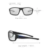 Gafas de sol fotocromicales polarizadas Bicicletas Lentes de plata para hombres Mujeres Sports Sun Gafass de gafas de sol montar gafas para conducir