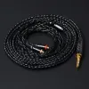 Аксессуары Nicehck 16 -сердечный серебряный кабель для наушников 3.5/2,5/4,4 мм заглушка MMCX/2PIN для FH11 Zero Cadenza Olina Zero Kato Aria IEM