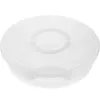 Dinnerware Sets Plastic Round Transparent Portable Pie Pizza Slice Storage Box Candy Dish With Lid Holder Clear Carrier Plate Case