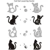 1set 13pcs Flower Cat Cutting matrizes para scrapbook diy Metal Kitty Die Cuts Modelo