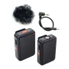 Microfones Professional Wireless Microphone Omnidirectional Extern Microphone Live Broadcasting Accessory for Action 2/3/4 Camera Y9RF