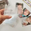 50/100pc Korea Cartão Mangas de cartão transparente de ácido cpp hard binfer fotocard protetor holográfico filme álbum Binder Photo Popcorn Card