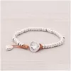 Bijoux de mode perlé mignon mignon romantique coeur de cristal coréen couple à main perles faites bracelet amitié gouttes de cadeaux Bracelet dhjxq