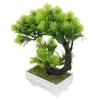 装飾的な花盆栽の木の装飾偽のモデルポット植物人工プラスチックシミュレーション