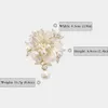 Ailonmei Floral Series Brooch Jewelry for Women's Fashion, Suradized Clothing Brooch and Pin de Noël Cadeaux