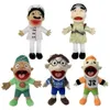 Game Jeffy Hand Puppet Plush Dolls Coby Chef Prince Joseph Junior Finger Muppet Plushie Toy Soft Figurine Sleeping Gift For Kids 240329