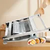 Manuel 2cm Suşi Rulo Kesici Makinesi Japonya Pirinç Suşi Rulo Kesme Aracı Suşi Roll Dilimleyici Kesme Makinesi Gıda İşçisi