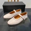 Lente zomerronde teen zoete ballet flats voor dames schoenen luxe merkontwerp feest muilezels