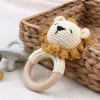 Crochet teether jouet racet jouet bébé dentition cadeau à main cloche mobile hochet nouveau-né jouet de gymnase