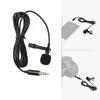 Microphones 1.5m USB Mini Lavalier Microphone Type C Metal Clip Lapel Mic 3.5mm Condenser Microphone For PC laptop SmartPhone Conference Mic 240409