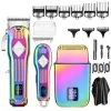 RESUXI 2023 NEW 3 in 1 Hair Clippers Electric Shaver Hair trimmer 3 pieces grooming set for men Barber shop Hair Cutting Machine