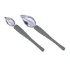 Dinnerware Sets 2 Piping Spoon Embellishment The Tools Saucier Stainless Steel Painting Pencil For Sauce Plate