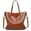 Kobiety torebki torebki skórzane torby na ramię duże pojemności torba na swobodną wysokiej jakości torebkę torebki winne