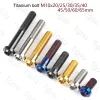 TGOU Titanium Bolt M10X20 25 30 35 40 45 50 60 65mm 1,25 / 1,5 Pitch Plum Torx T45 Head pour la voiture de moto