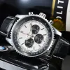 Breitl腕時計メンズウォッチ6針ダイヤルワーククォーツムーブメント1884クロノメーターオートマチックデートメンレディーリストウォッチデザイナー高級ブランドクロノグラフ