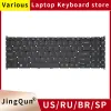 Keyboards US Russian Laptop Keyboard With Backlight For Acer Swift 3 SF31551G A51552/52G A51553/53G A51554/54G A61551/51G A31555/55G