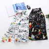 Dresses 2020 Spring New Women Cartoon doodle Print Chiffon Blouse Autumn Long Sleeve White Shirt Vintage Loose Tops Feminina Blusa T9D74